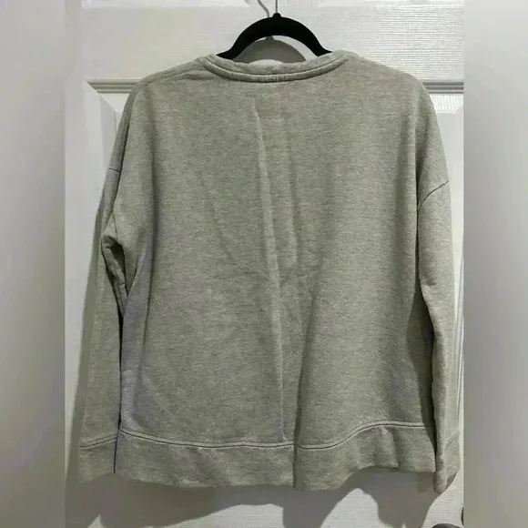 Athleta Cotton Blend Crewneck Sweatshirt Womens Medium - Picture 2 of 5